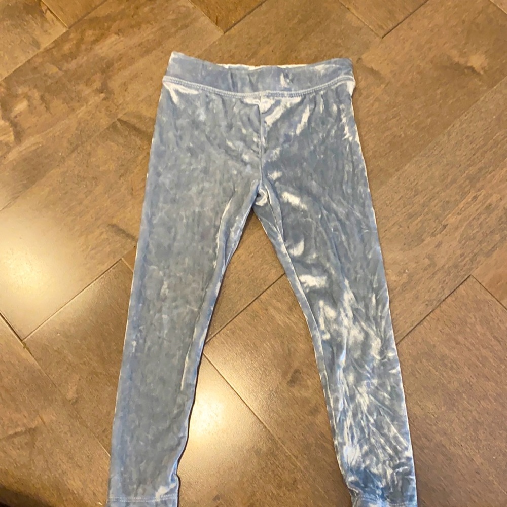 JCrew Crew Cuts crushed velvet leggings